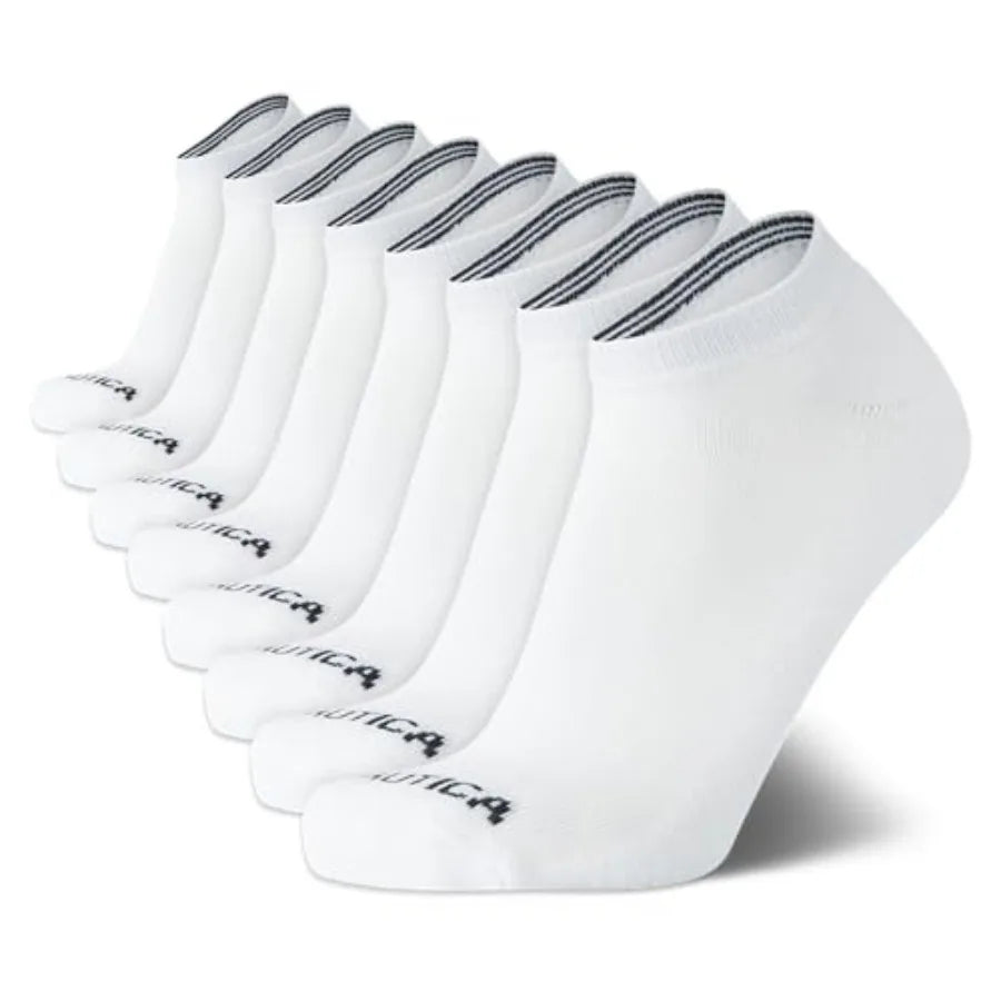 8 Pack Athletic Ankle Socks for Men