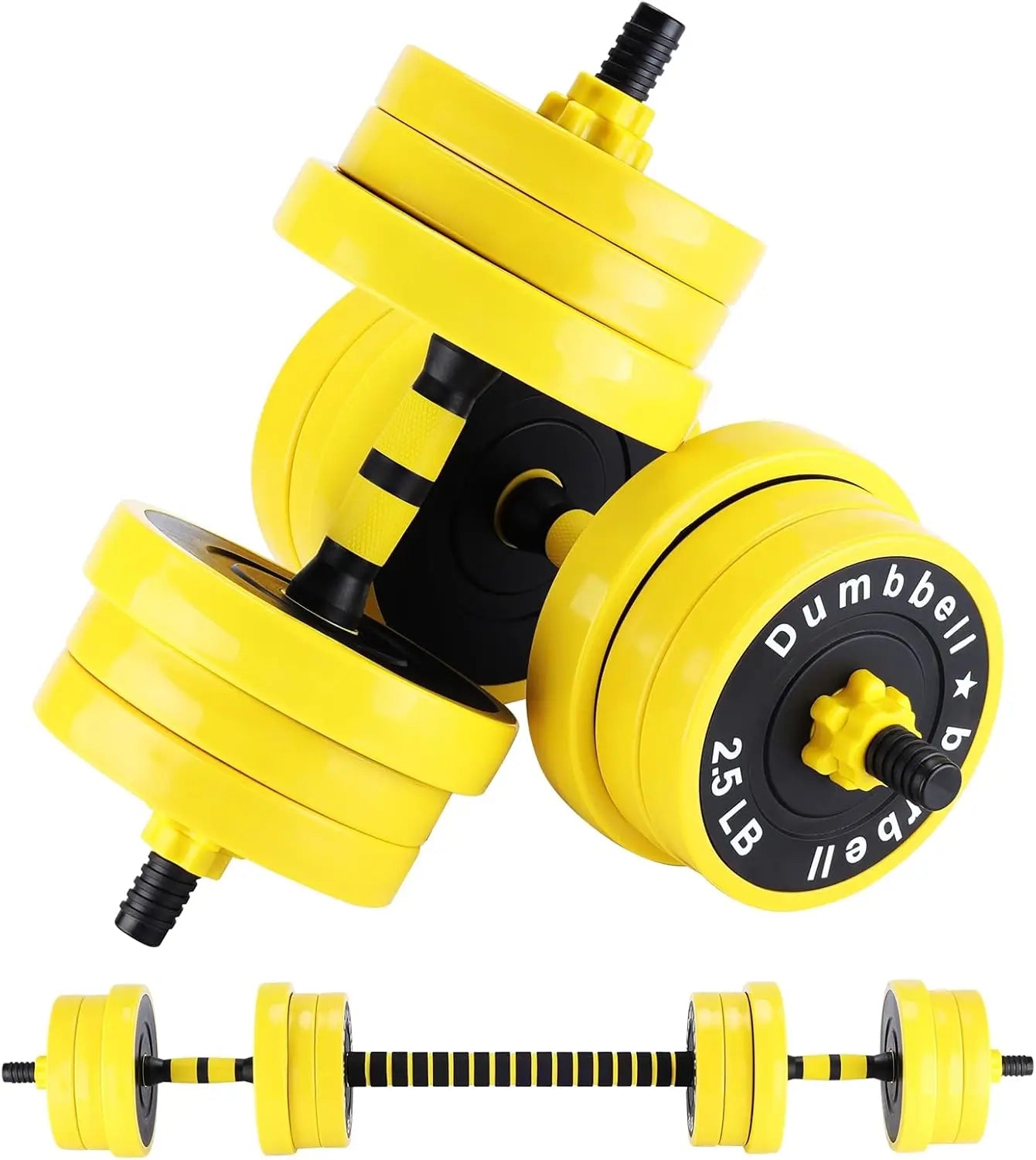 2-In-1 Adjustable Dumbbell Set