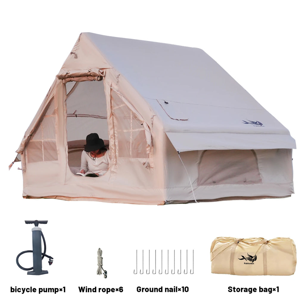 Inflatable Tents With Stove Plug