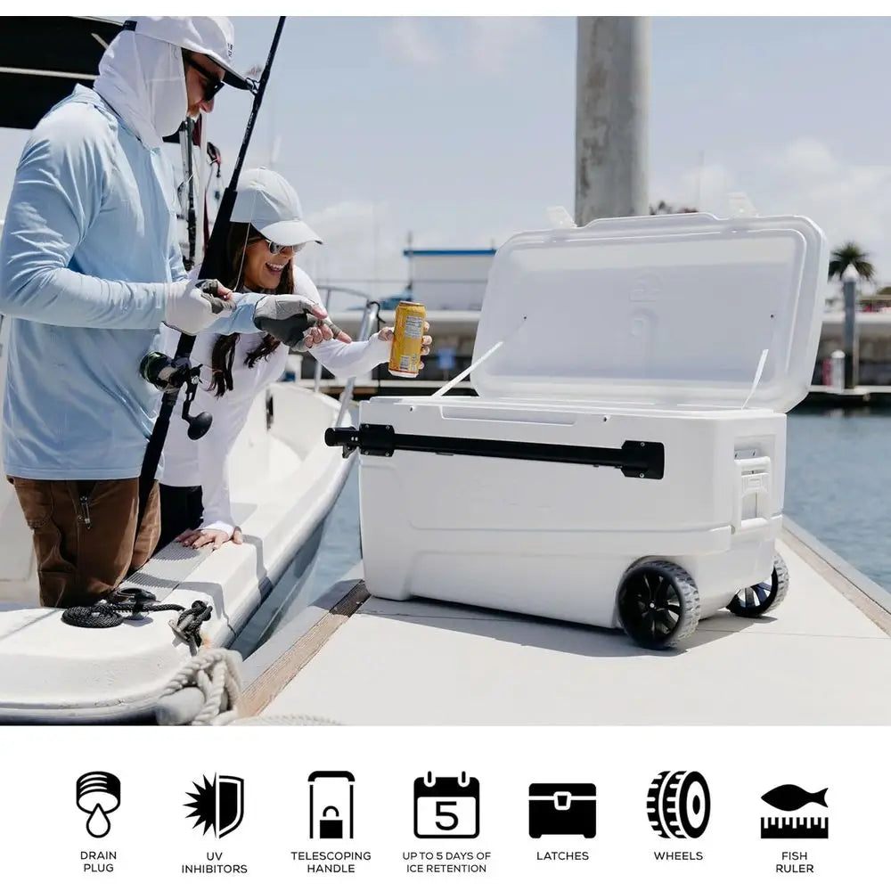 Wheeled 110Qt Insulated Cooler