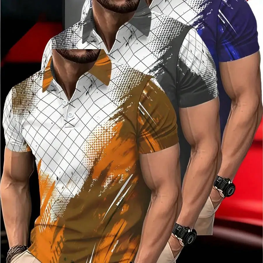 3pcs Set Breathable Casual Golf Wear