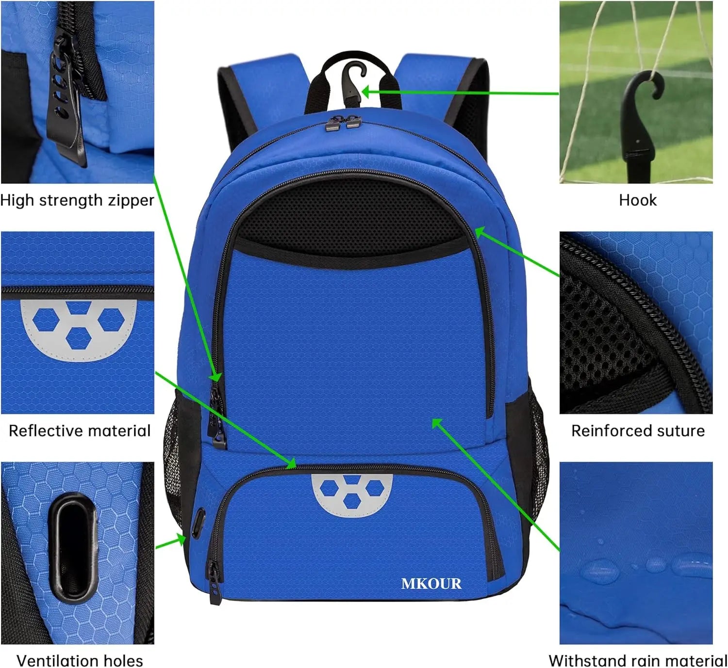 Sports Backpack for Soccer Basketball