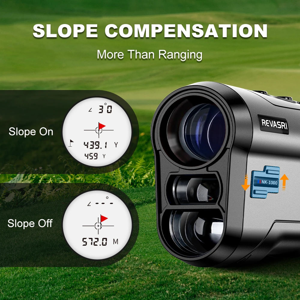 1000Yards Golf Rangefinder Slope-Compensated