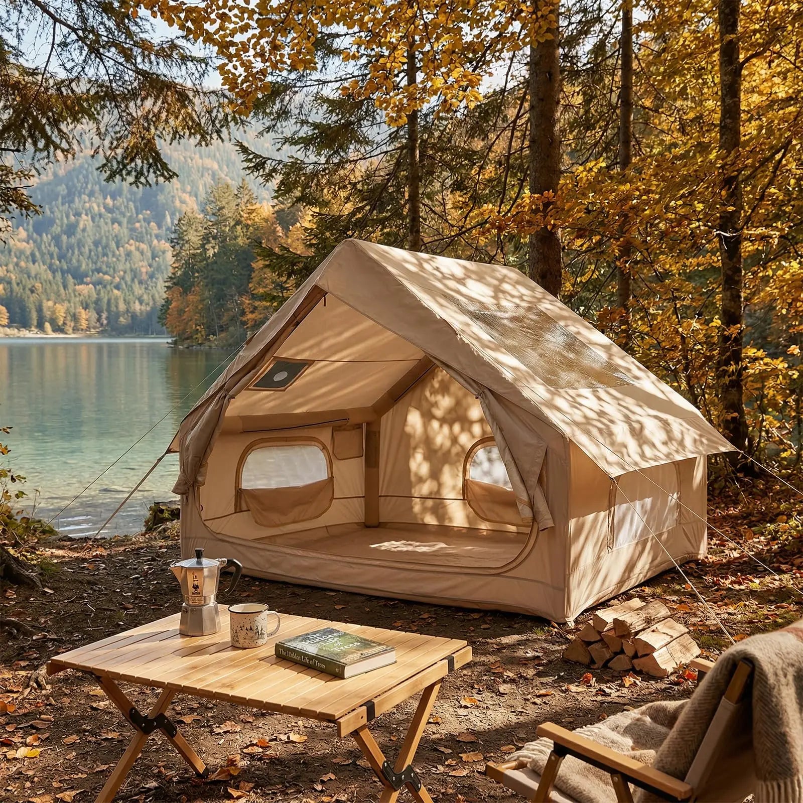 Inflatable Camping Tent –  Shelter for 6