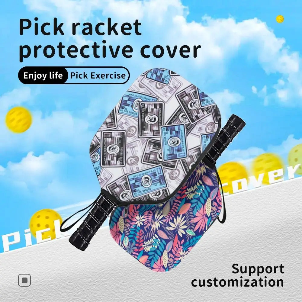 Neoprene Pickleball Racket Sleeve Case Durable
