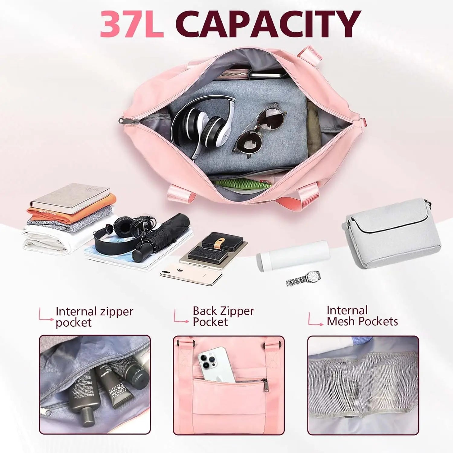 Mini Duffle Bag  with Yoga Mat Holder