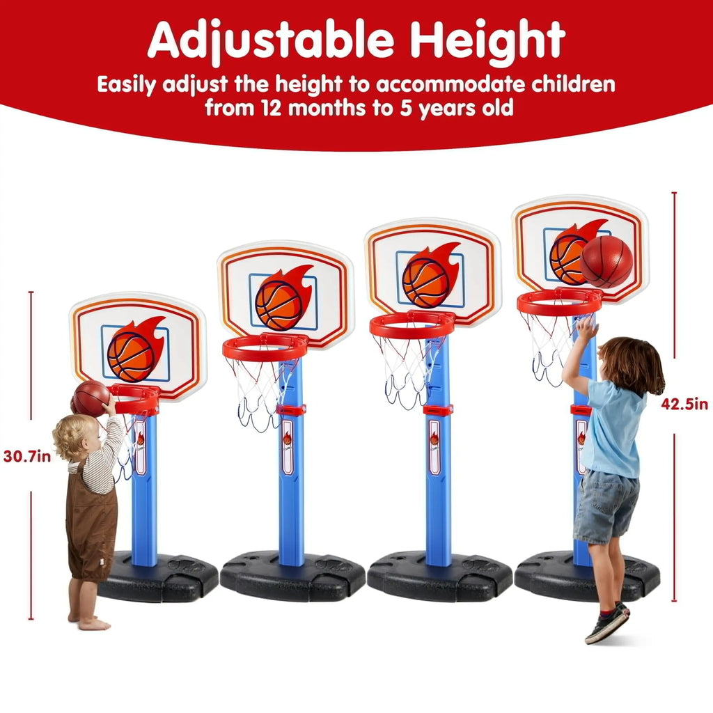 Toddler Basketball Hoop Indoor 4 Balls