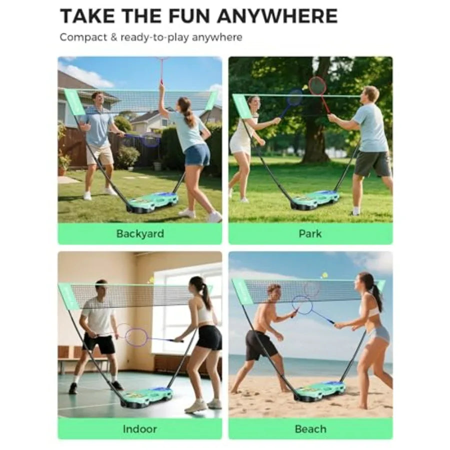 Portable Badminton Net Set