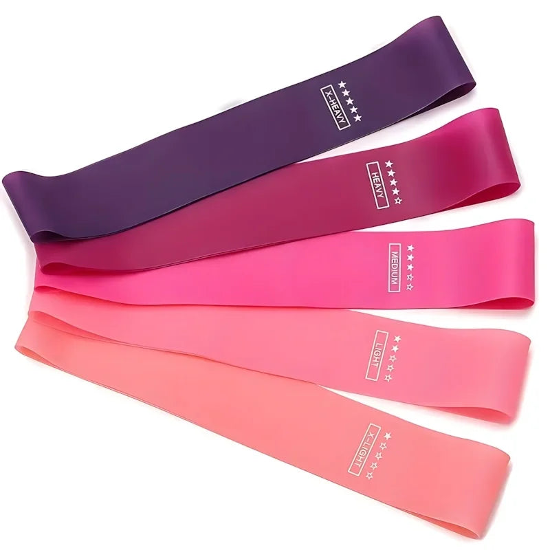 5 Piece Latex Loop Resistance Bands