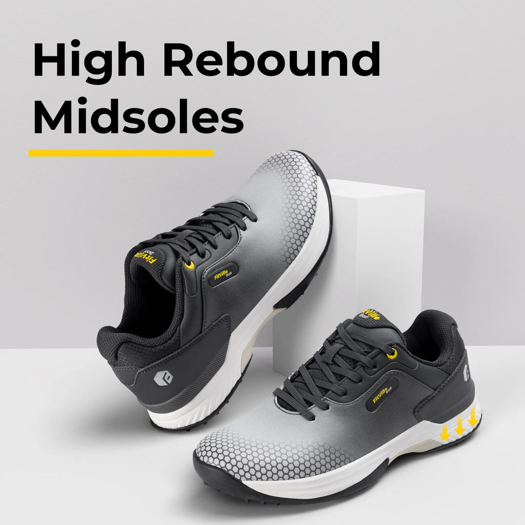 Wide men's golf shoes non-slip