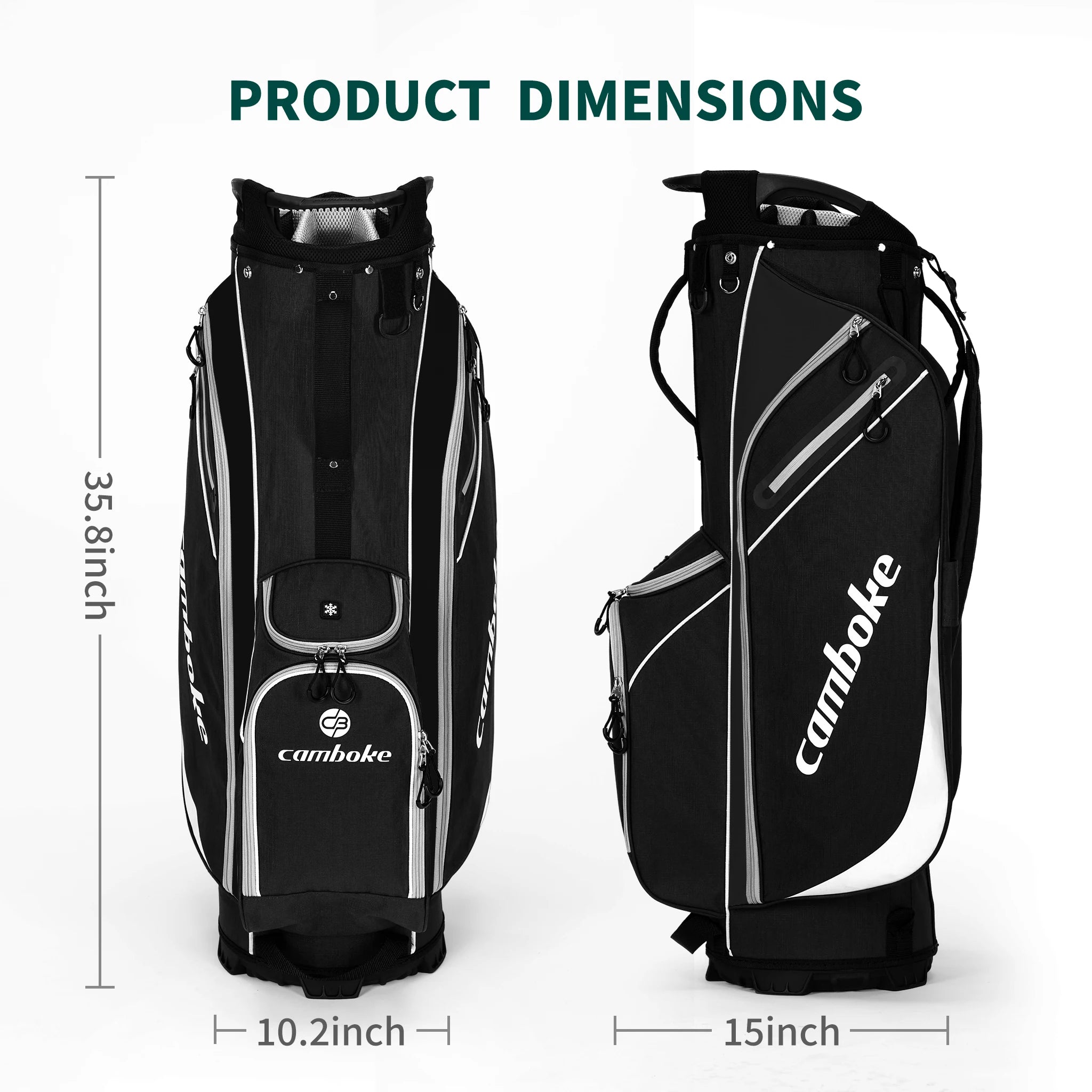 Lightweight Golf Cart Bag 14 Way