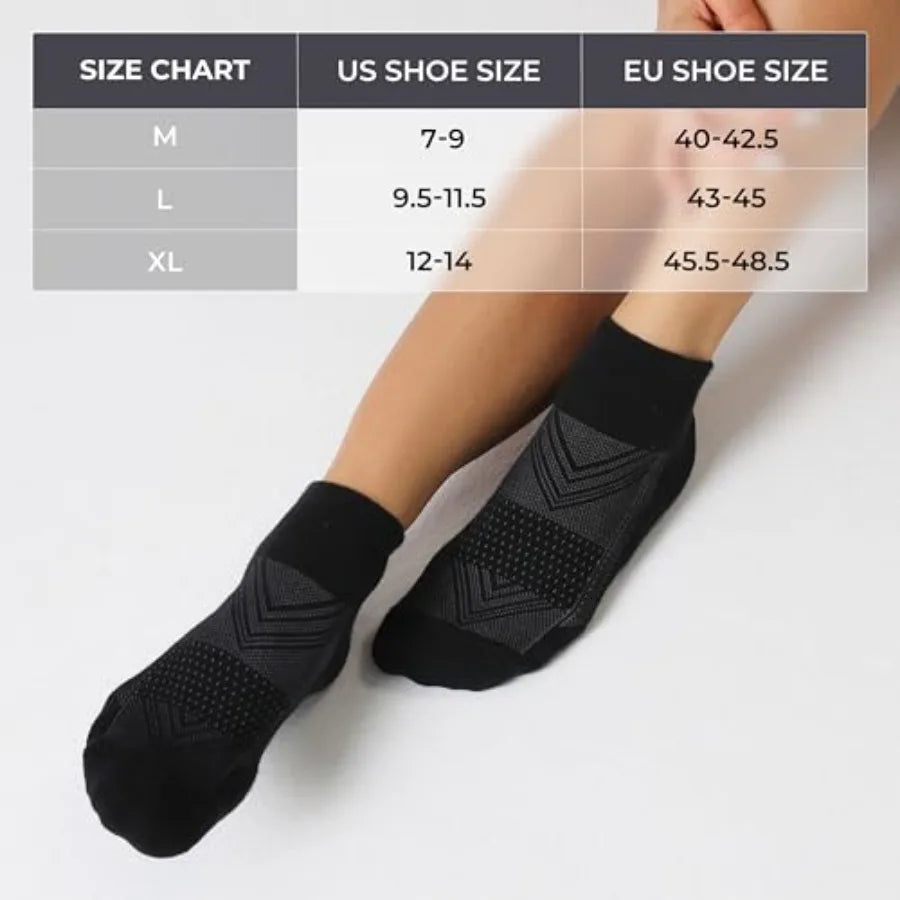 6 Pack Men's Ankle Socks