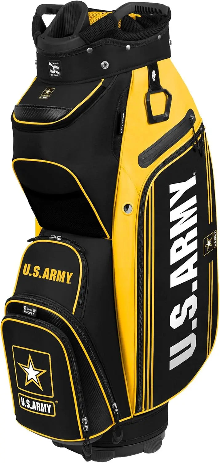 Portable Cooler Cart with Golf Bag Design