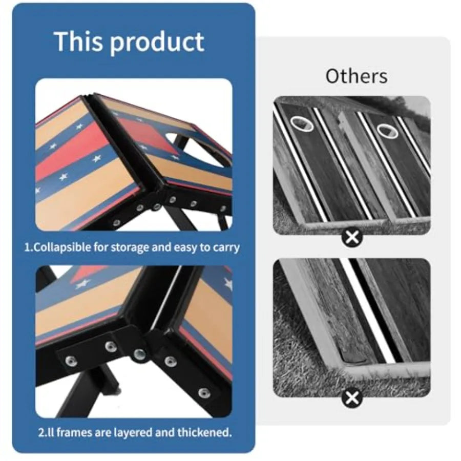 Portable Cornhole Board Set24 x 16