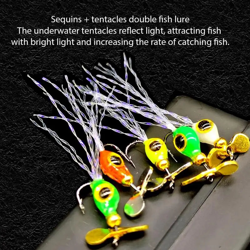 Multicolor Jig Spinner Baits Kits For Freshwater