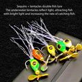 Multicolor Jig Spinner Baits Kits For Freshwater