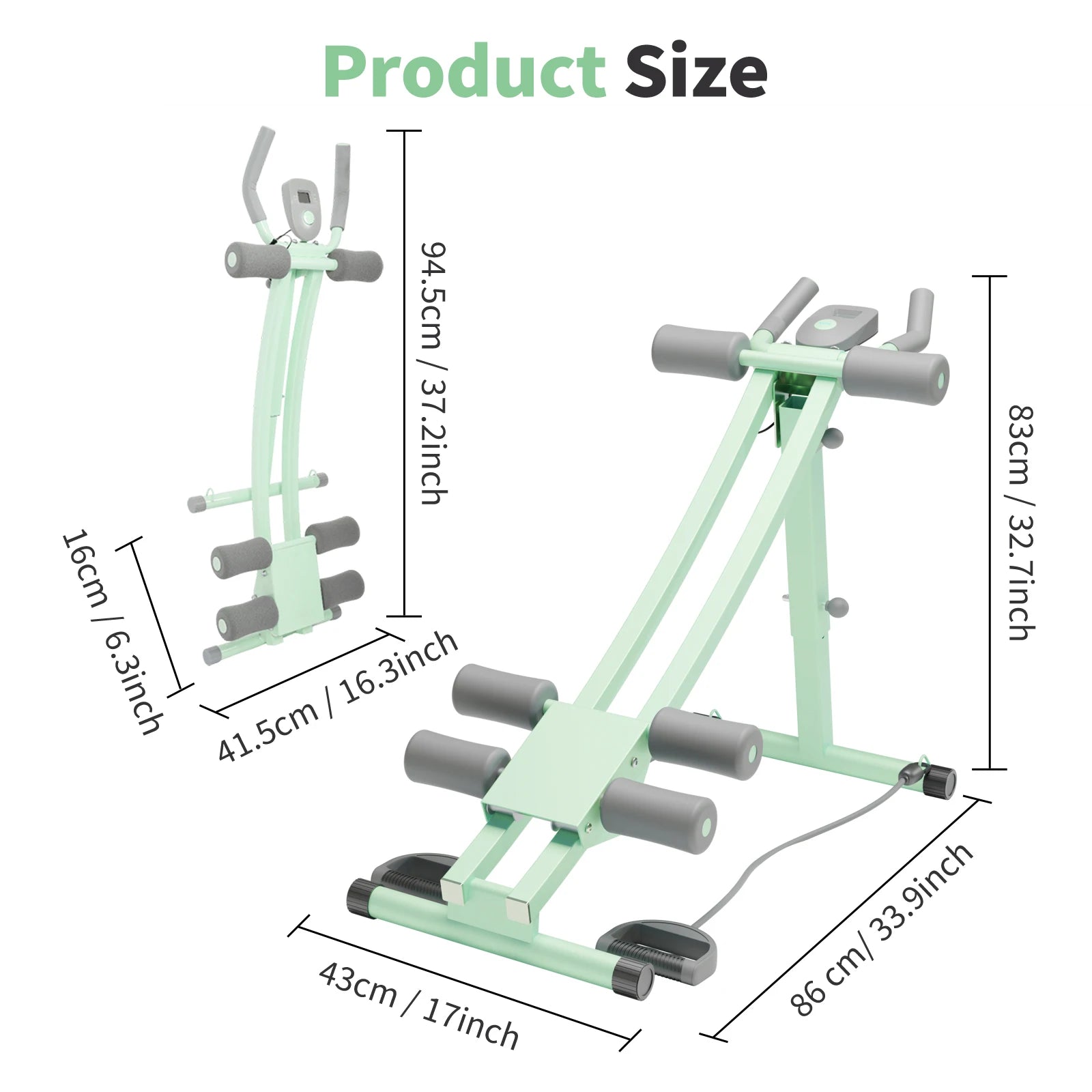 Abdominal Curling Exercise Machine Adjustable