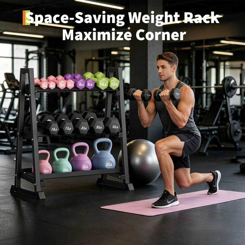 Dumbbell Rack 3 Tier Weight Rack