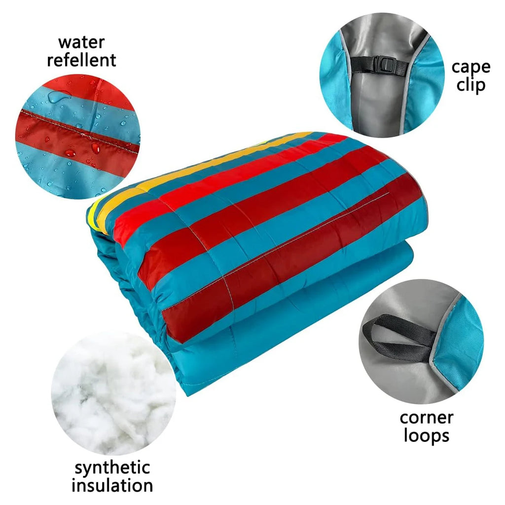 Outdoor Camping Blanket Fluffy Waterproof