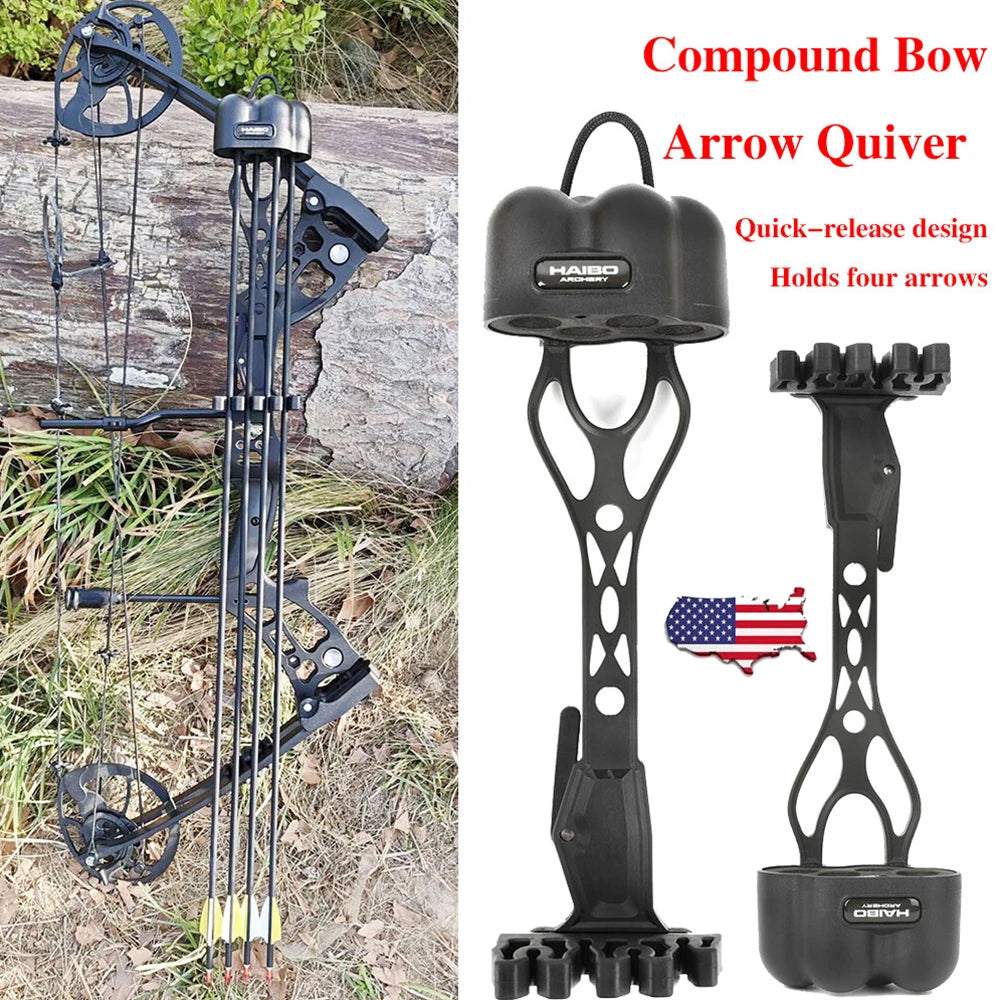 Arrow Quiver 4-Arrow Quick Release Holder