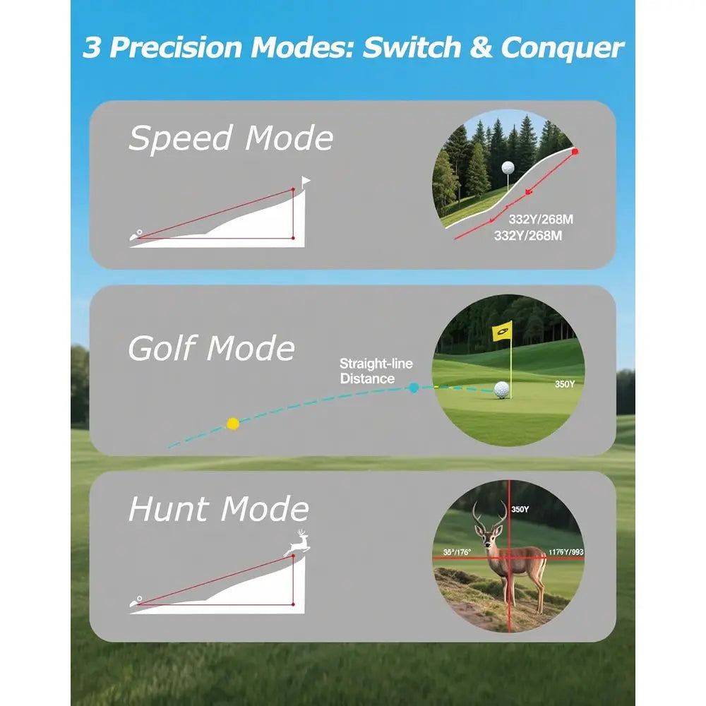 1200 Yard Laser Rangefinder with Slope