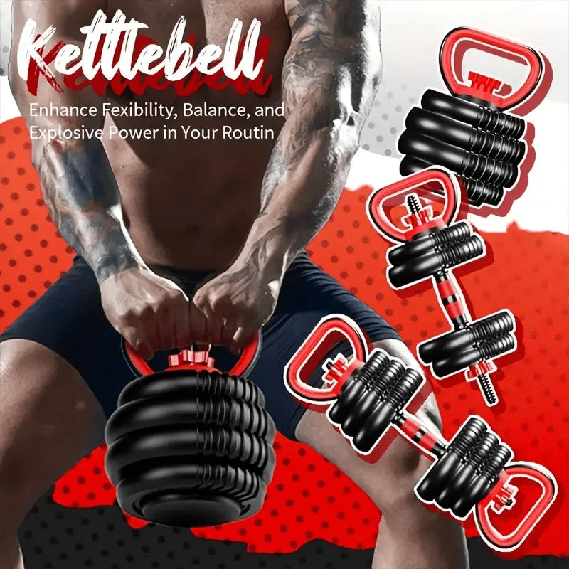 Adjustable Dumbbell Set, 90 Lbs