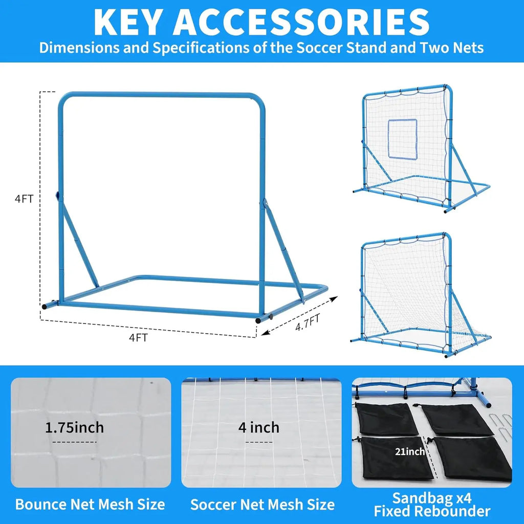 4x4 Ft Soccer Rebounder