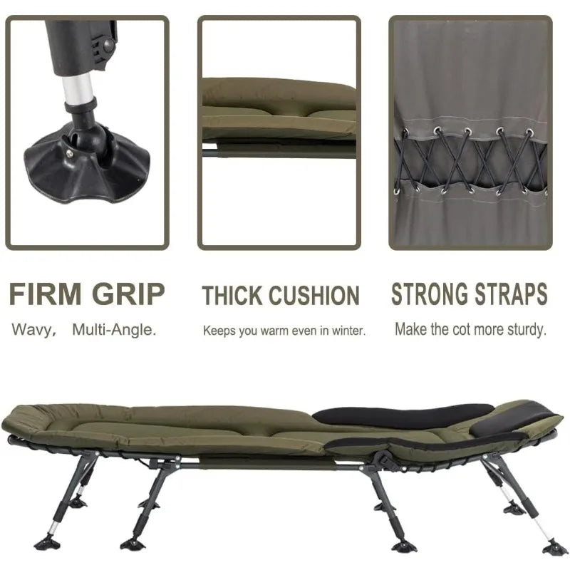 XXL Camping Cots for Adults 330Lbs