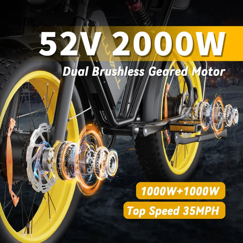 2000W Dual-Motor Electric Bike