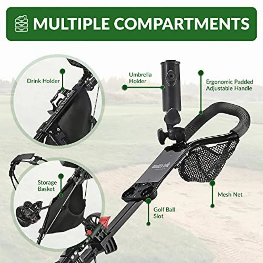 Superlite Deluxe Push Cart