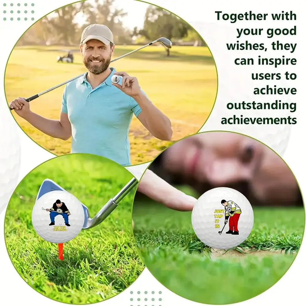 Funny Golf Balls Gift Set
