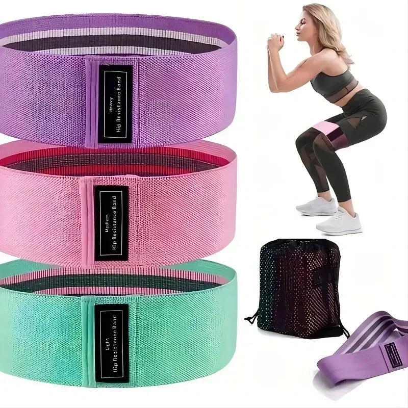 Fabric Resistance Hip Booty Bands
