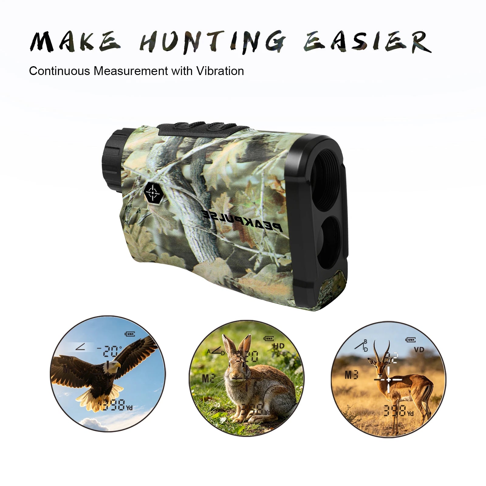 Laser Rangefinder 1300 Yards, 6X Magnification