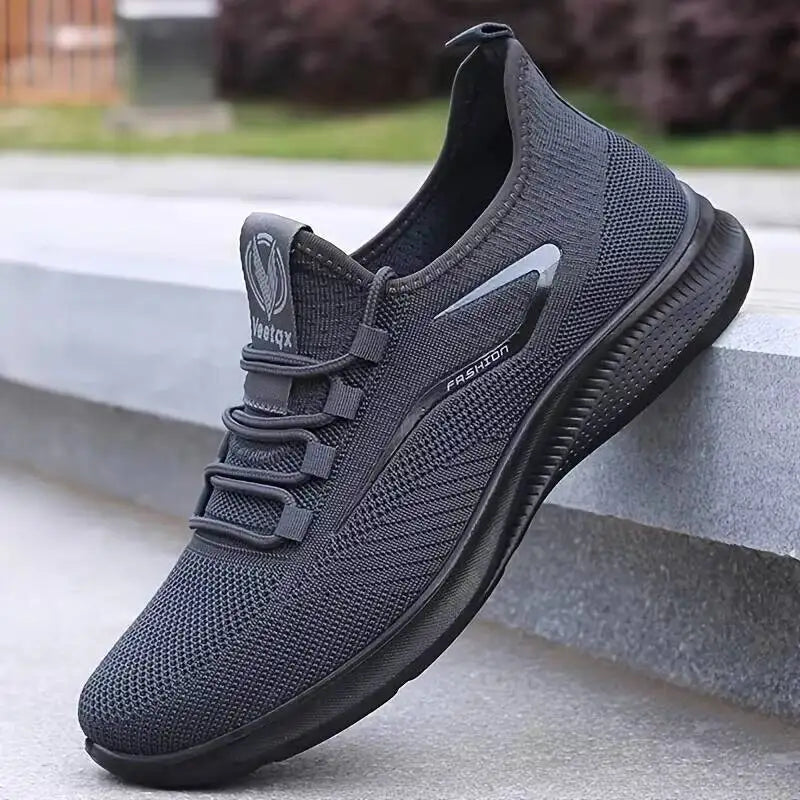 Breathable Lightweight Men's Knit Sneakers