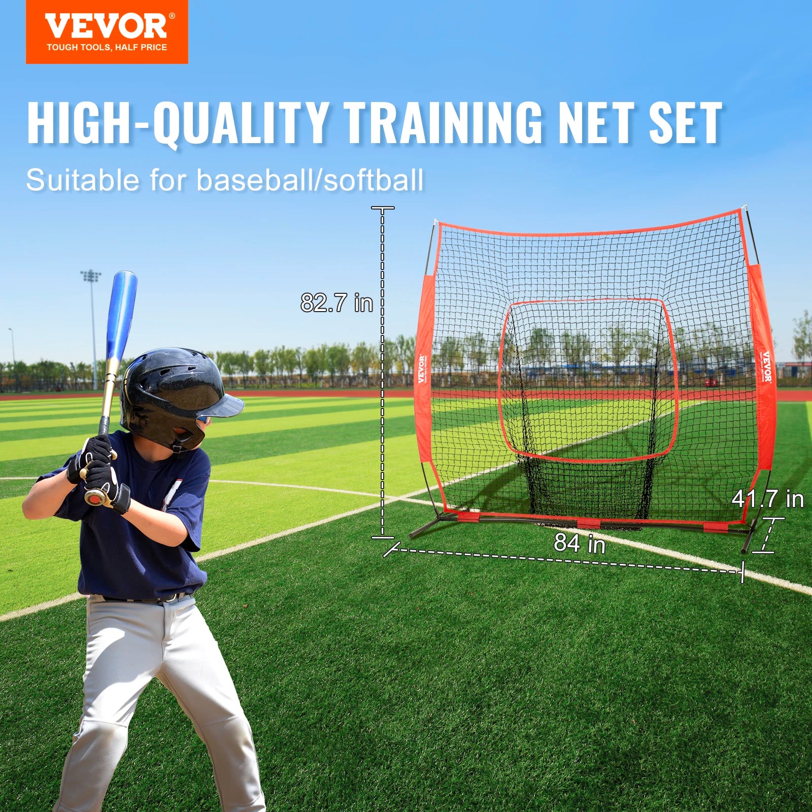 7x7 ft Baseball Softball Practice Net