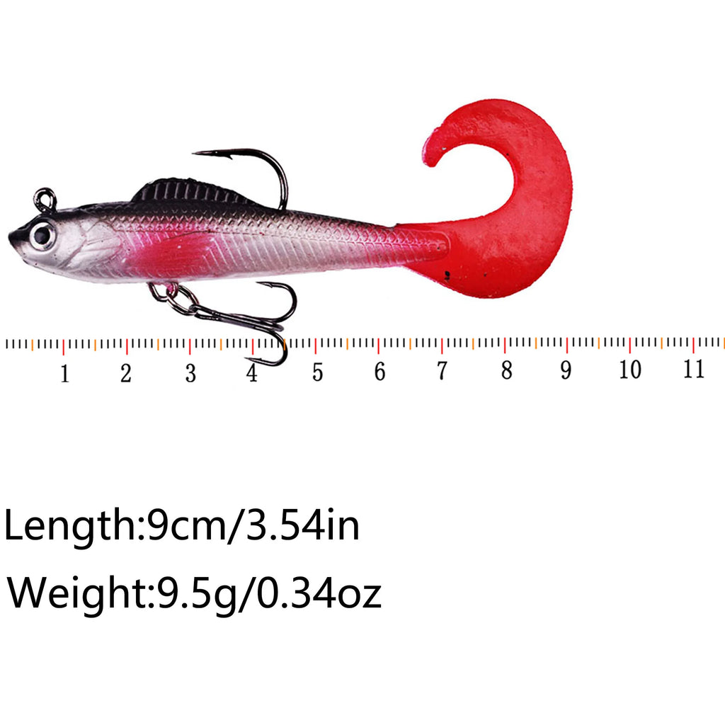 6PCS Wobblers Artificial Fishing Baits
