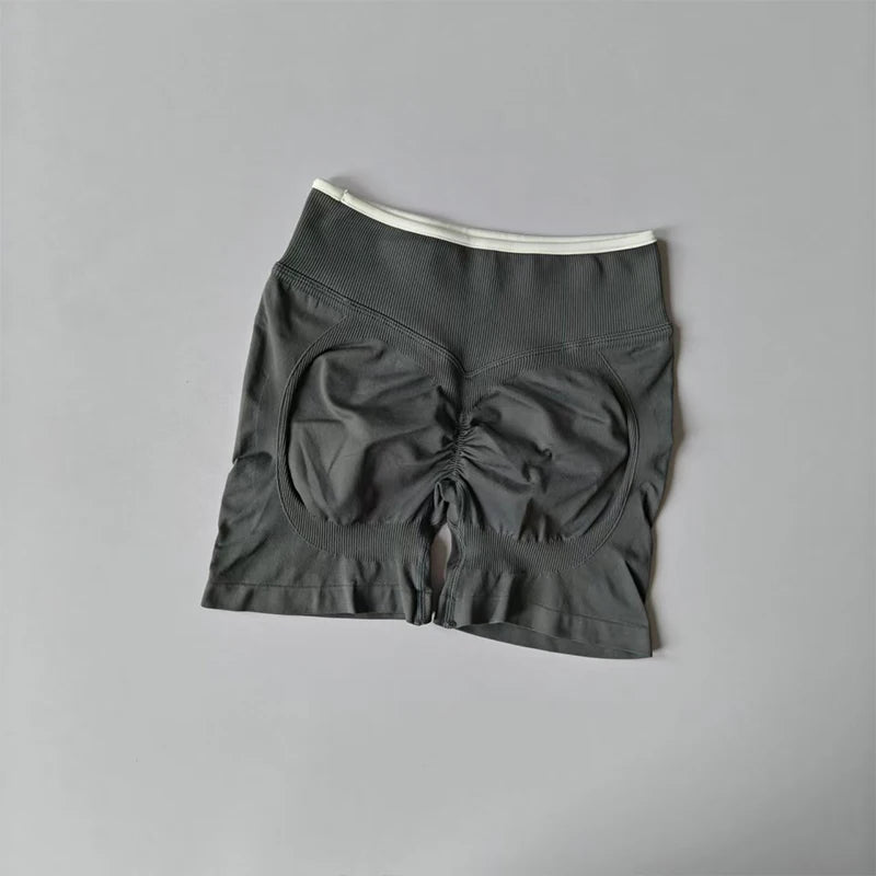 Women's High Waist Seamless Yoga Shorts