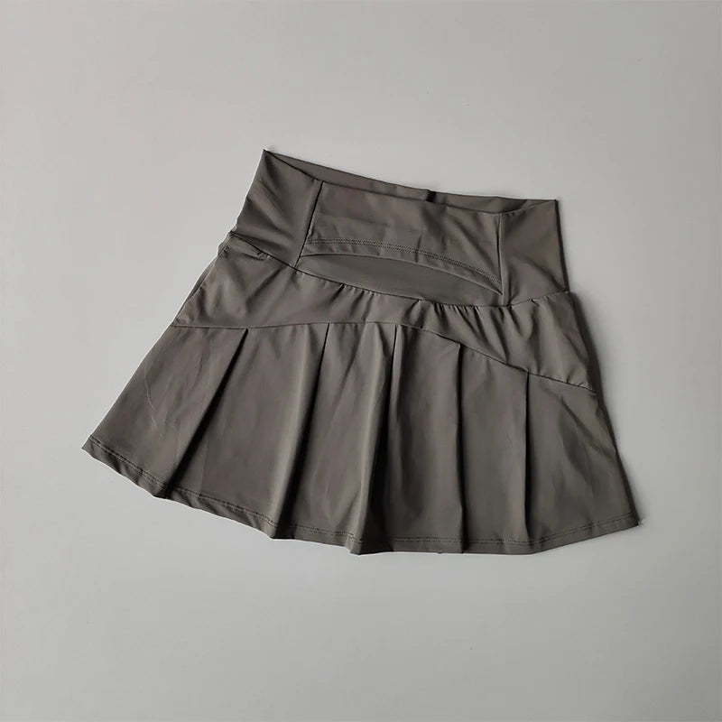 Women's High Waist Sports Short Skirt