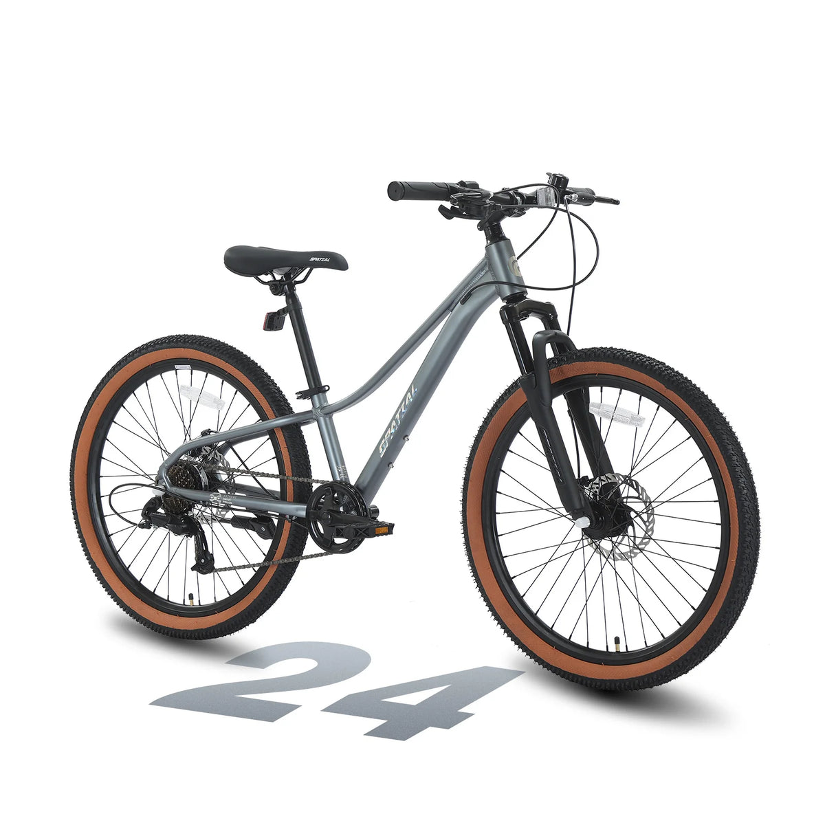 24 Inch Hardtail 7 Speed Mountain Bike