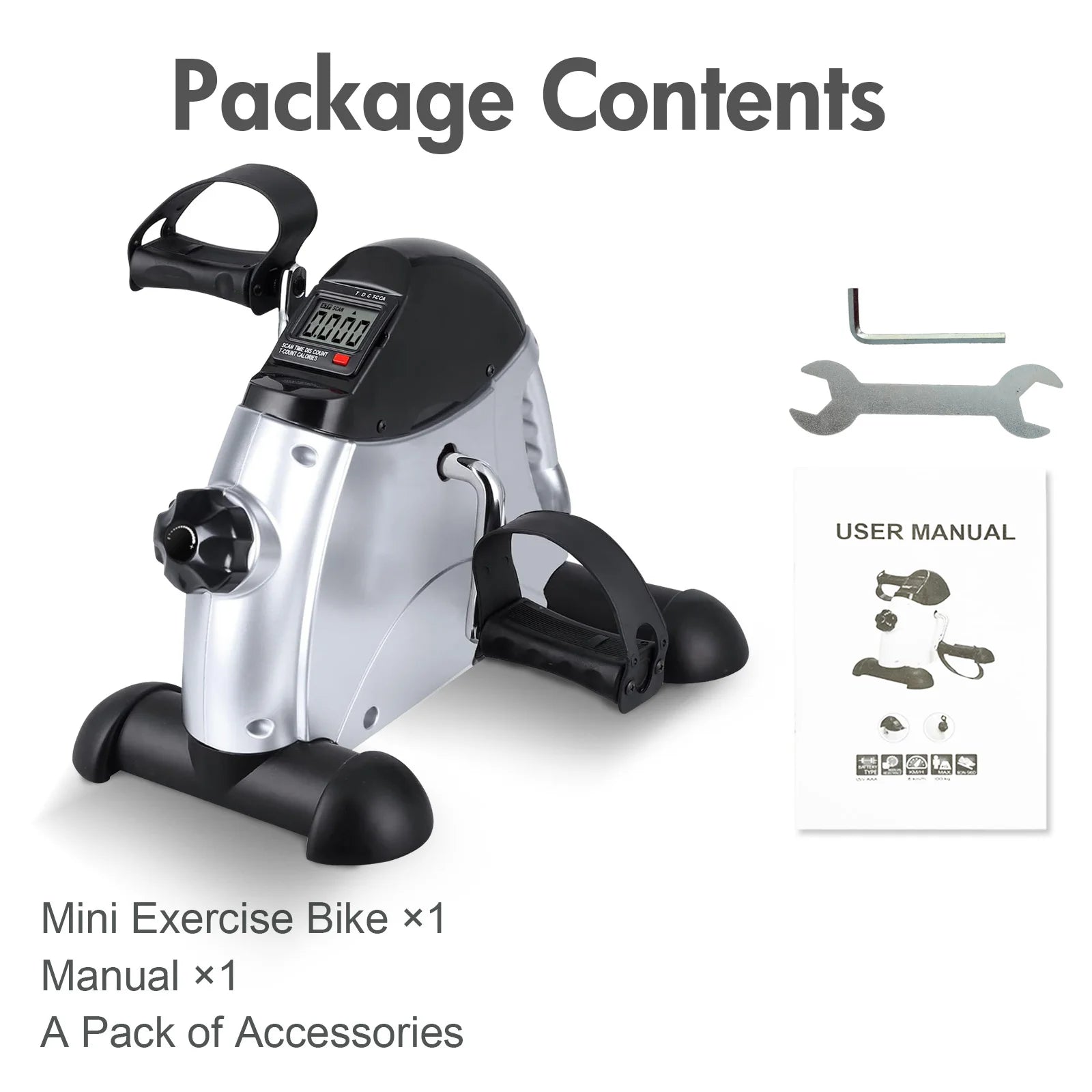 Portable Mini Exercise Bike Under Desk