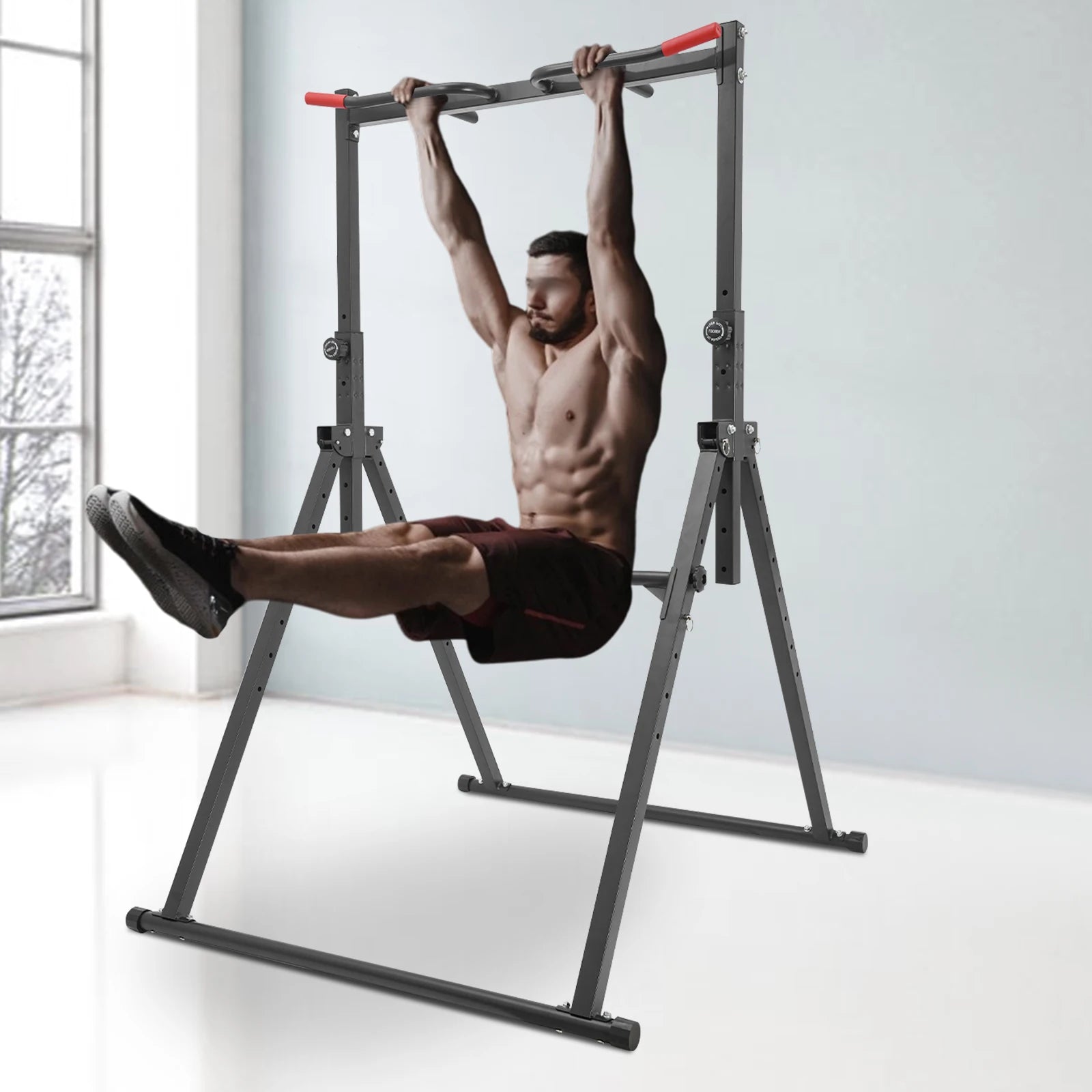 Power Tower Workout Dip Station