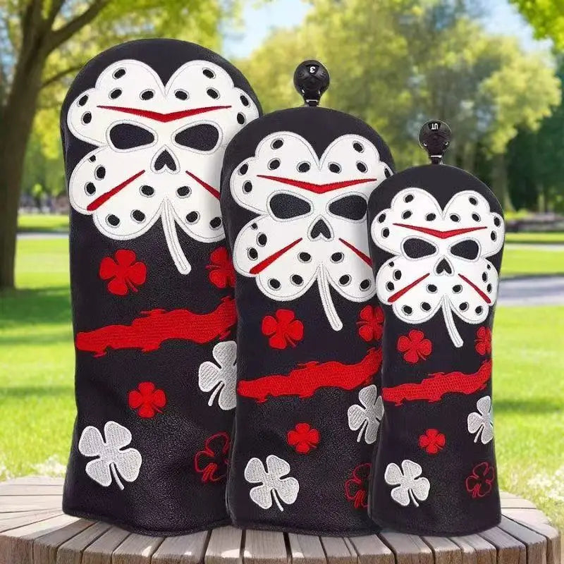 Angry Four-Leaf Clover Golf Club Head Covers