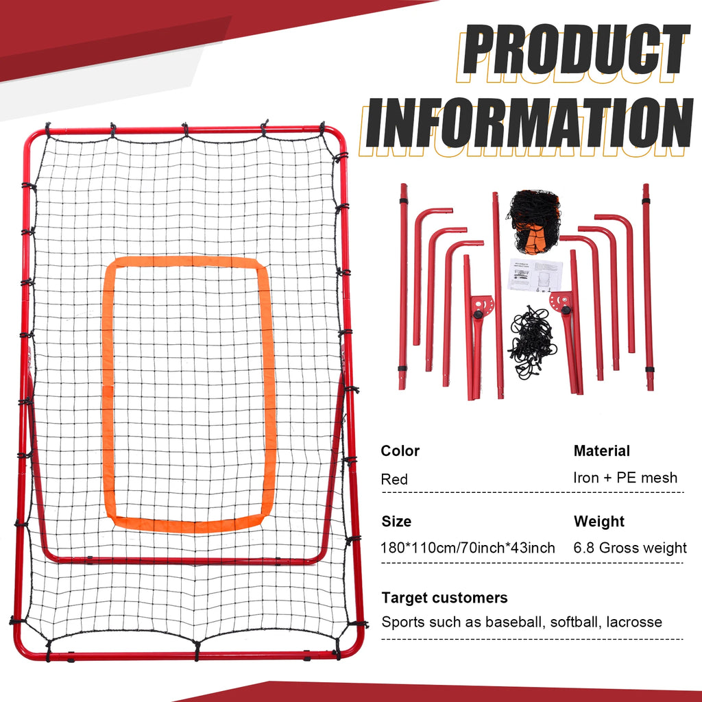 Baseball Rebounder Net Pitchback Net