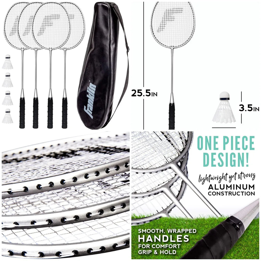 Badminton Racket + Birdie Set