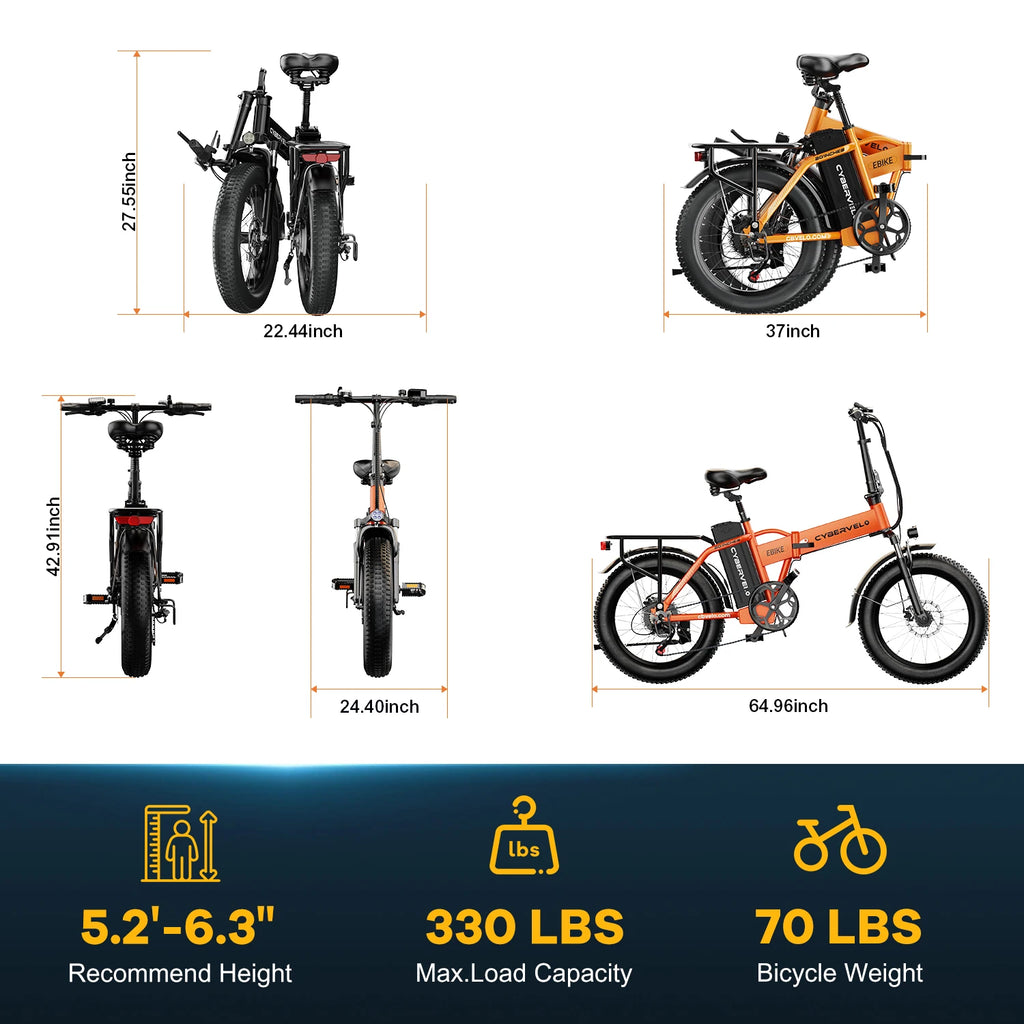 1000W Peak High-speed BrushlessElectric Bike