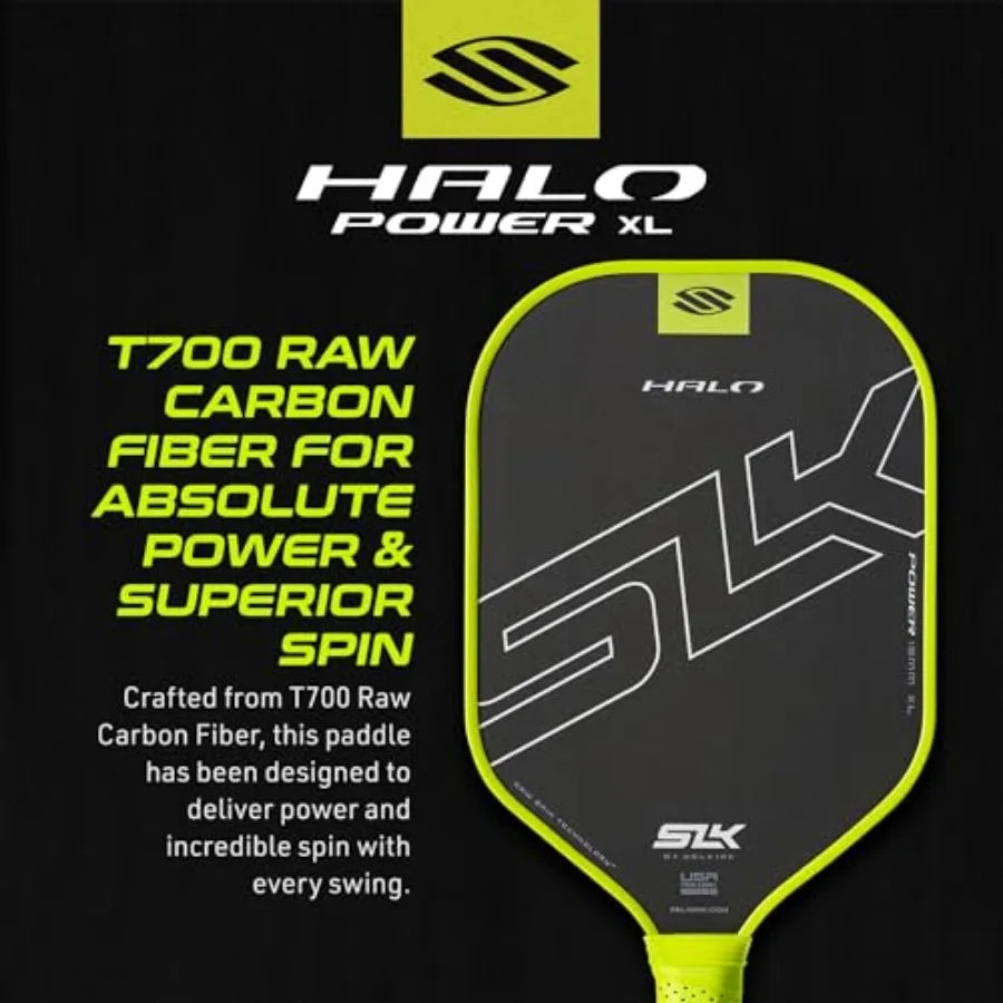 Halo Raw Carbon Fiber Pickleball Paddle
