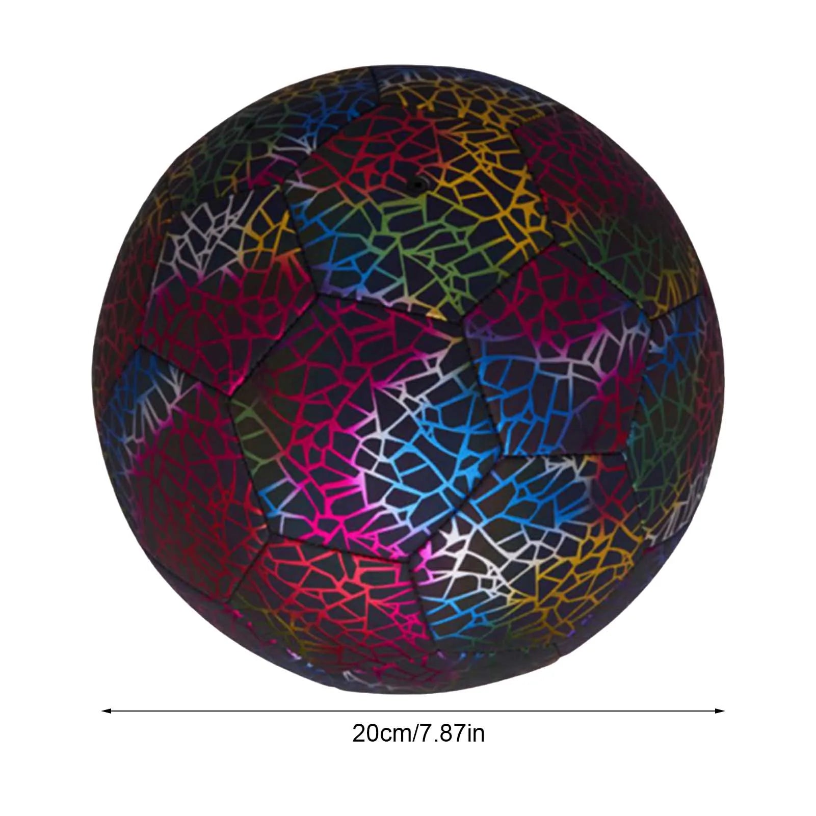 Reflective  Night Glowing Soccer Ball