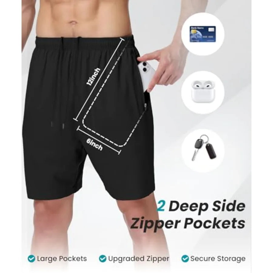 Men's Athletic Gym Shorts