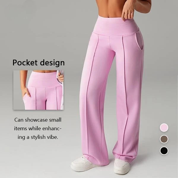 Women High Waisted Wide Leg Yoga Pants