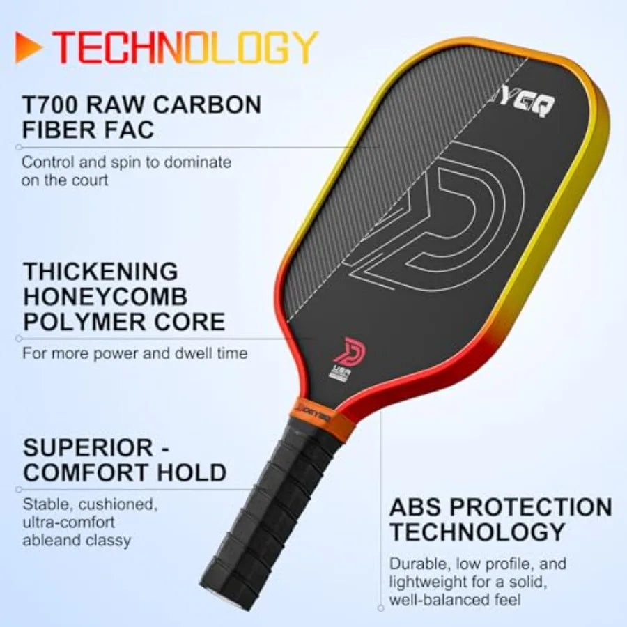 Pickleball Paddles with Polypropylene Honeycomb Core
